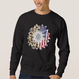 American Flag Firework Director American Sweatshirt