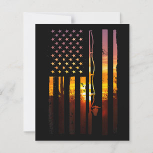 American Flag Fish Fisher Fisherman Funny Bass Fis