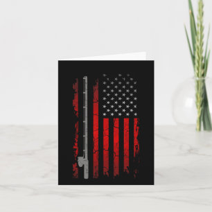 American Flag Fishing Apparel - Fishing Card