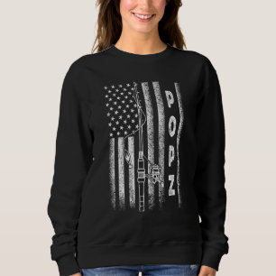 American Flag Fishing Popz Sweatshirt