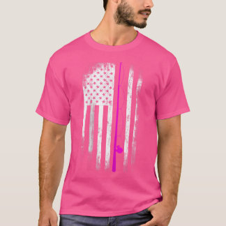 American Flag Fishing Rod Patriotic T-Shirt