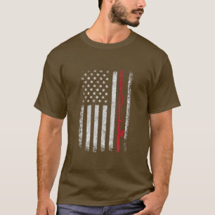 American Flag Fishing Shirt Vintage Fishing Premiu