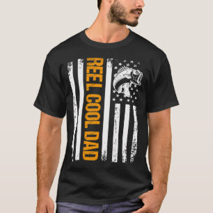 American Flag Fishing Themed Fisherman Gifts with T-Shirt