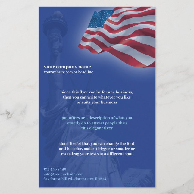 American Flag Flyer (Front)