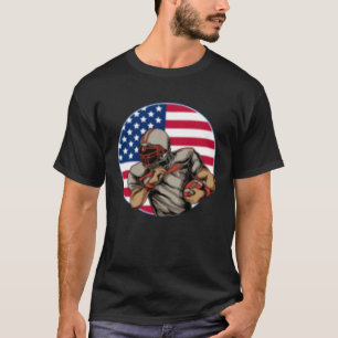 American Flag Football Is All There Is Sunday Game T-Shirt