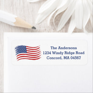 American Flag Fourth of July Address