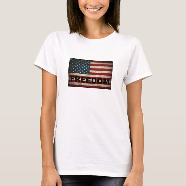 American Flag Freedom T-Shirt (Front)