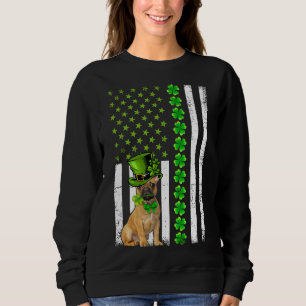 American Flag French Bulldog Dog St Patricks Day Sweatshirt