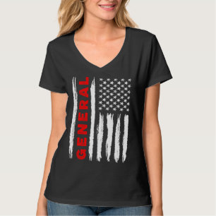 American Flag General US USA Flag T-Shirt