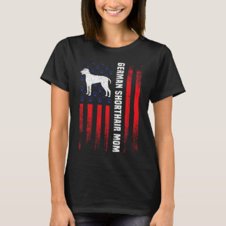 American Flag German Shorthair Pointer Mum Gift Do T-Shirt