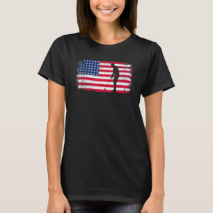 American Flag Golf 4th Of July Patriotic Golfer Me T-Shirt