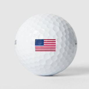 American flag Golf ball