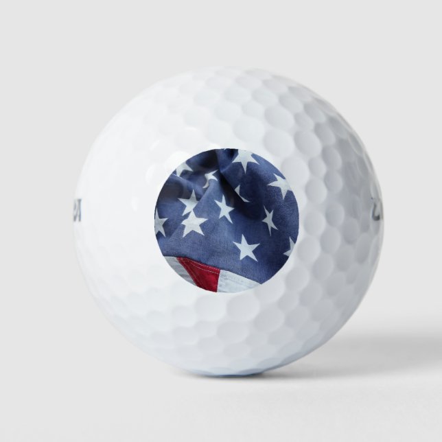 American flag golf balls (Front)