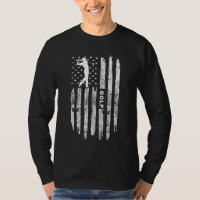 American Flag Golf Clothing - Golfer Vintage Golf