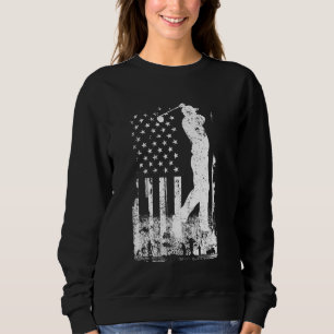 American Flag Golf Club USA 4th Of July For Men Wo Sweatshirt