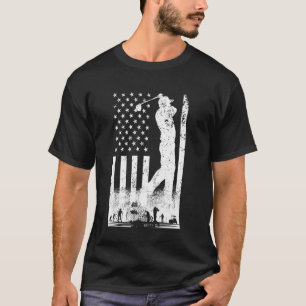 American Flag Golf Club USA 4th Of July For Men Wo T-Shirt