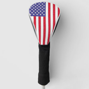 American flag golf head cover