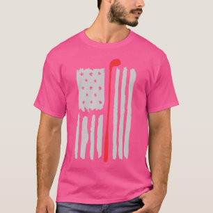 American Flag Golf I Love Golfing Club T-Shirt