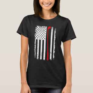 American Flag Golf Team Retro Golf T-Shirt