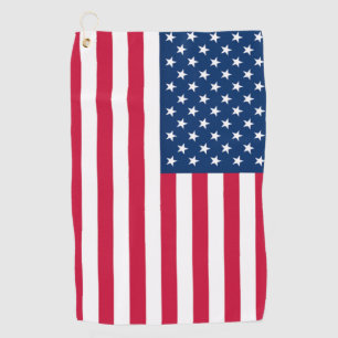 American Flag Golf Towel Patriotic