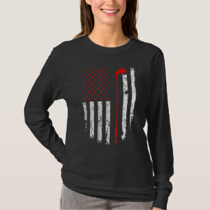 American Flag Golf Usa Patriotic Sport Christmas T-Shirt