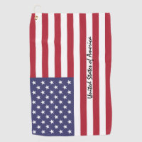 American Flag & golf USA states /sports Washington