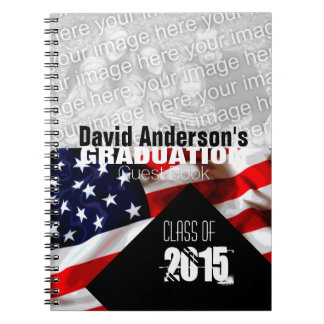 American Flag Graduation Class of 2018 Guest Book