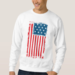 American Flag Grunge Vintage Tshirt