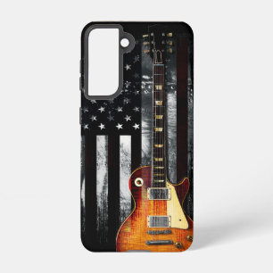 American Flag Guitar Samsung Galaxy Case