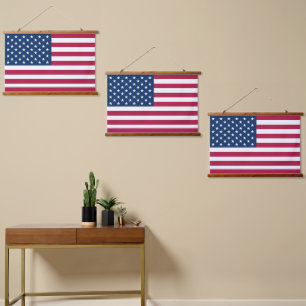 American flag hanging tapestry