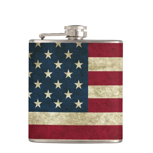 American Flag Hip Flask (Front)