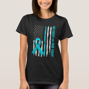 American Flag His Fight Is My Fight Pots Syndrome T-Shirt