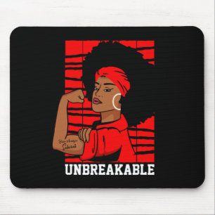 American Flag HIV Aids Brain Aneurysm Stroke Aware Mouse Pad