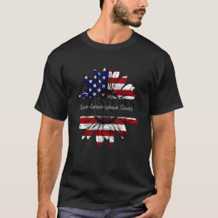American Flag Hospice Nurse End Of Life Palliative T-Shirt