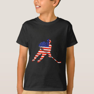 American Flag Ice Hockey Usa T-shirt T-shirt.png