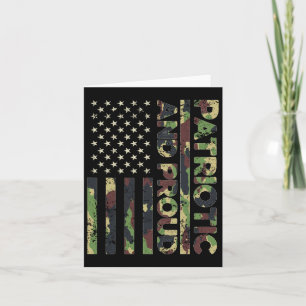 American Flag Independence Day 4th Of July Patriot Card