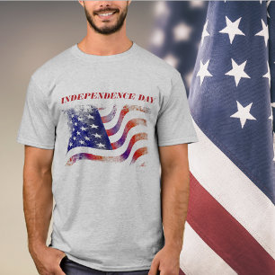 American Flag Independence Day Mens T-Shirt