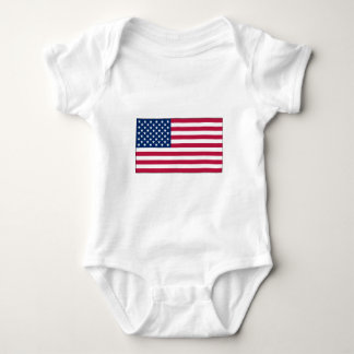 American Flag Infant Creeper