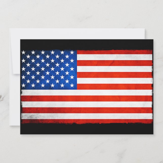 American Flag Invitation (Front)