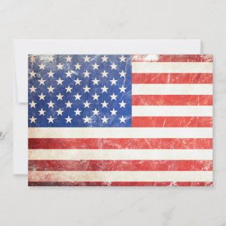 American Flag Invitation
