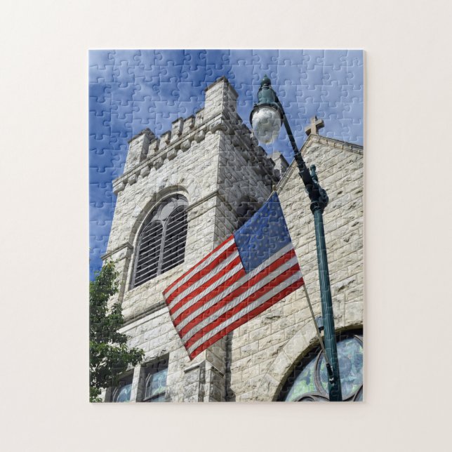 American Flag Jigsaw Puzzle (Vertical)