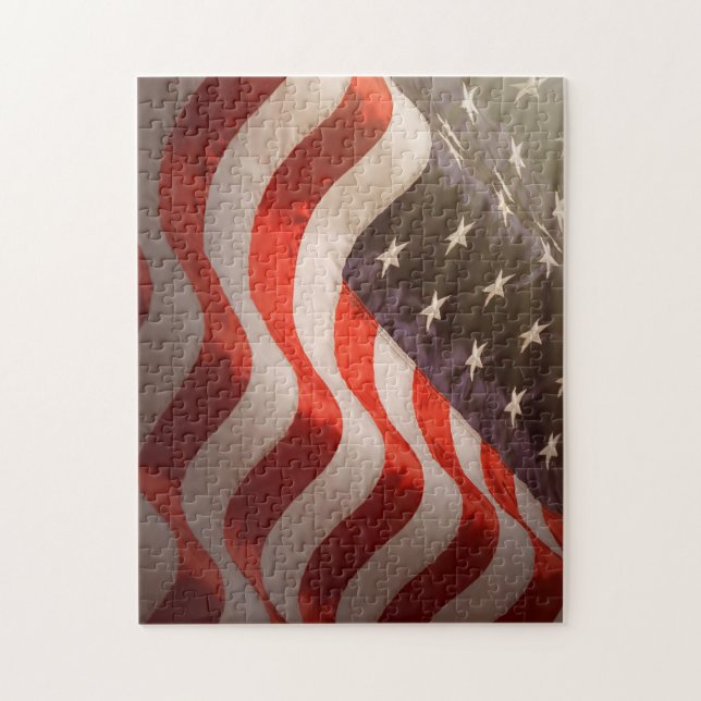 American Flag Jigsaw Puzzle (Vertical)