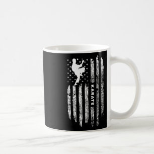 American Flag Karate Clothing - Karateka Vintage K Coffee Mug