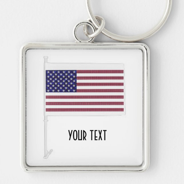 American Flag Key Ring (Front)