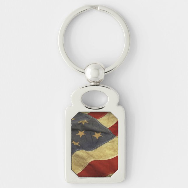 American Flag Key Ring (Front)