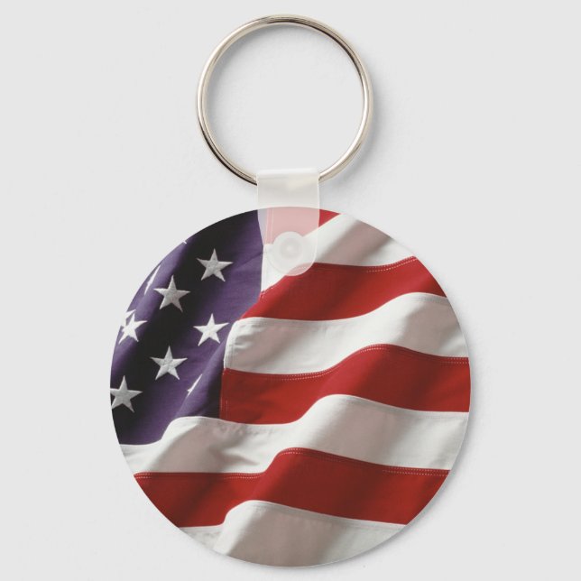 American Flag Key Ring (Front)
