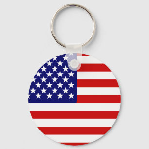 American flag key ring