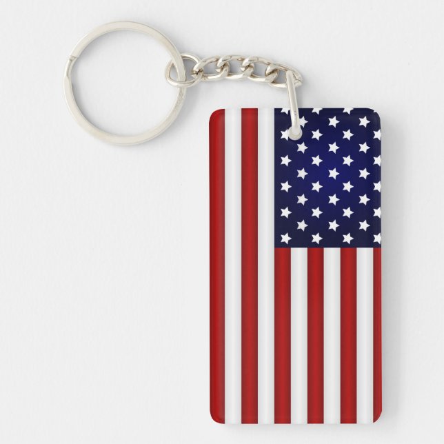 American Flag Keychain (Front)