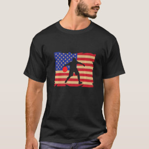 American Flag Kickball Kickball Player Premium T-Shirt