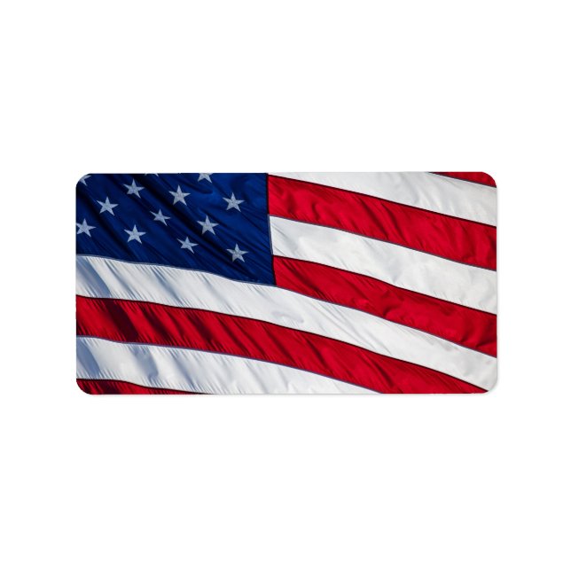American Flag Label (Front)